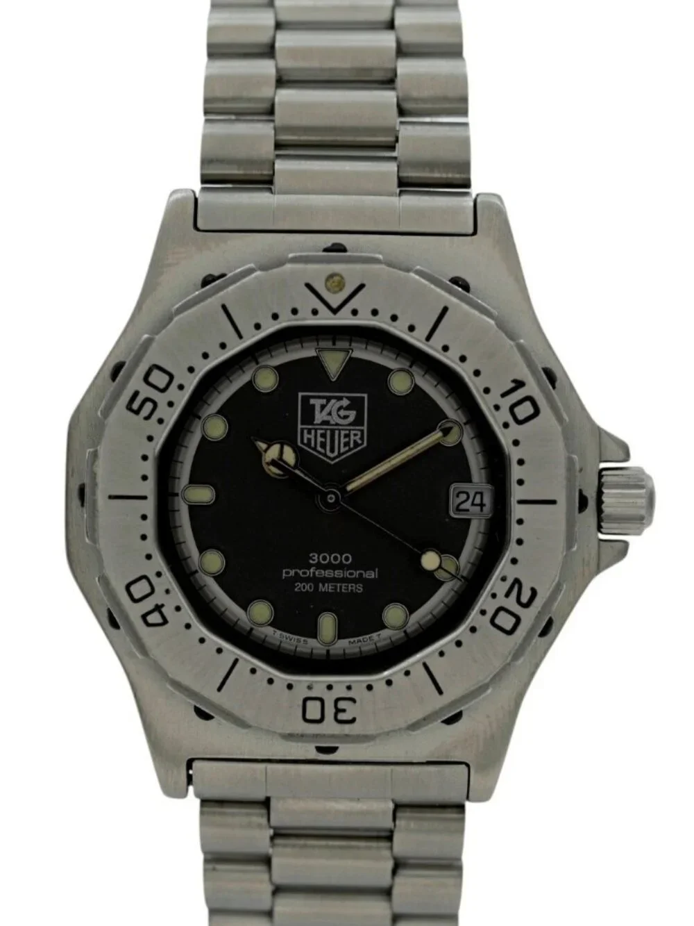 Tag Heuer 35mm Midsize Professional 3000 Series Vintage Dive Watch Ref: 932.213!